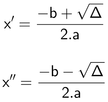 Fórmula de Bhaskara