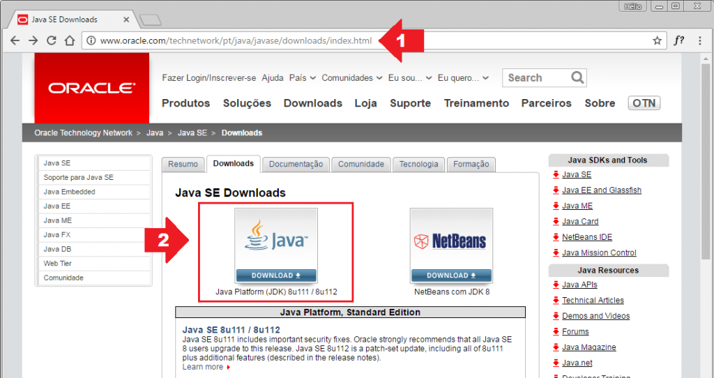 Java SE - Download & Instalação