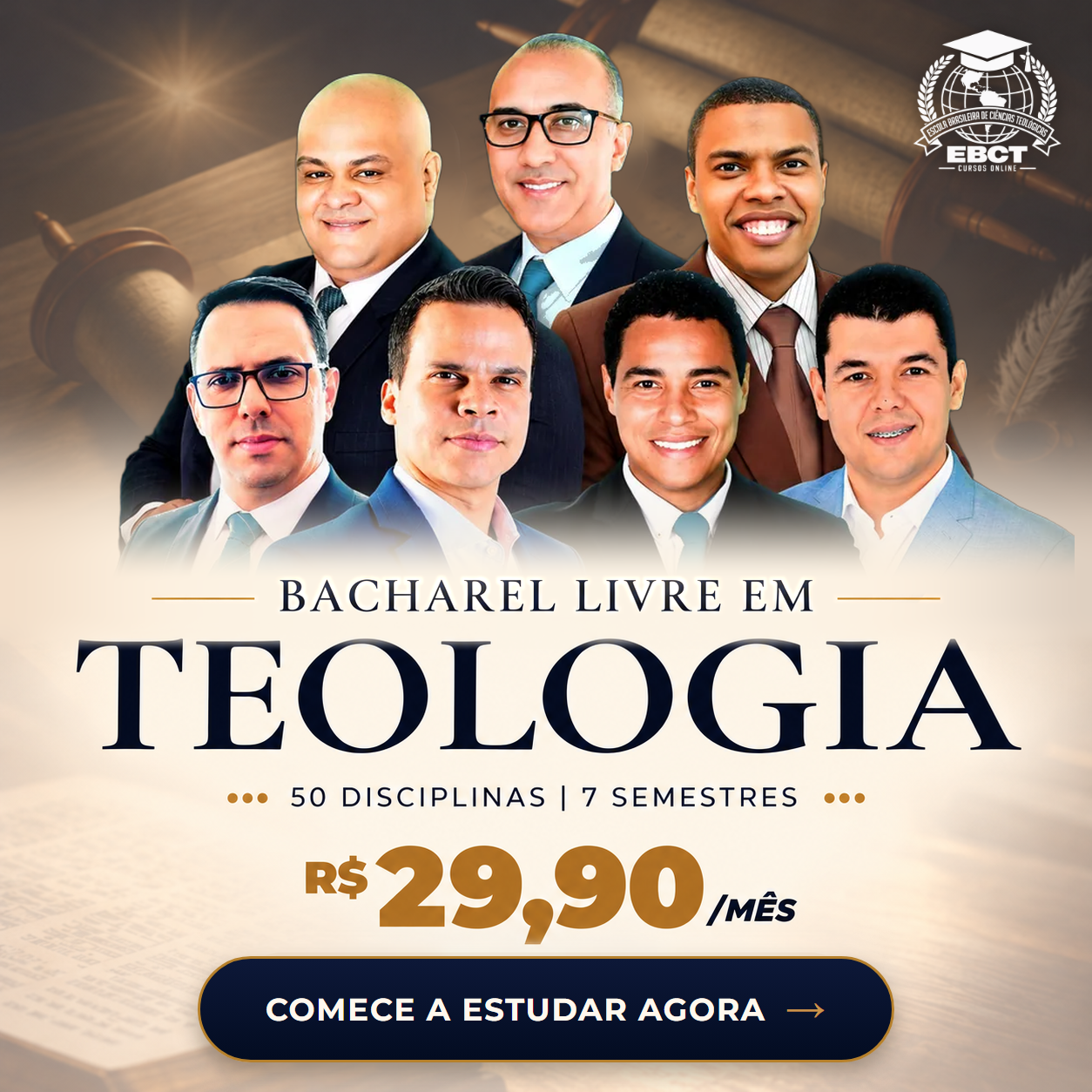 Bacharel Livre em Teologia - Matricule-se!