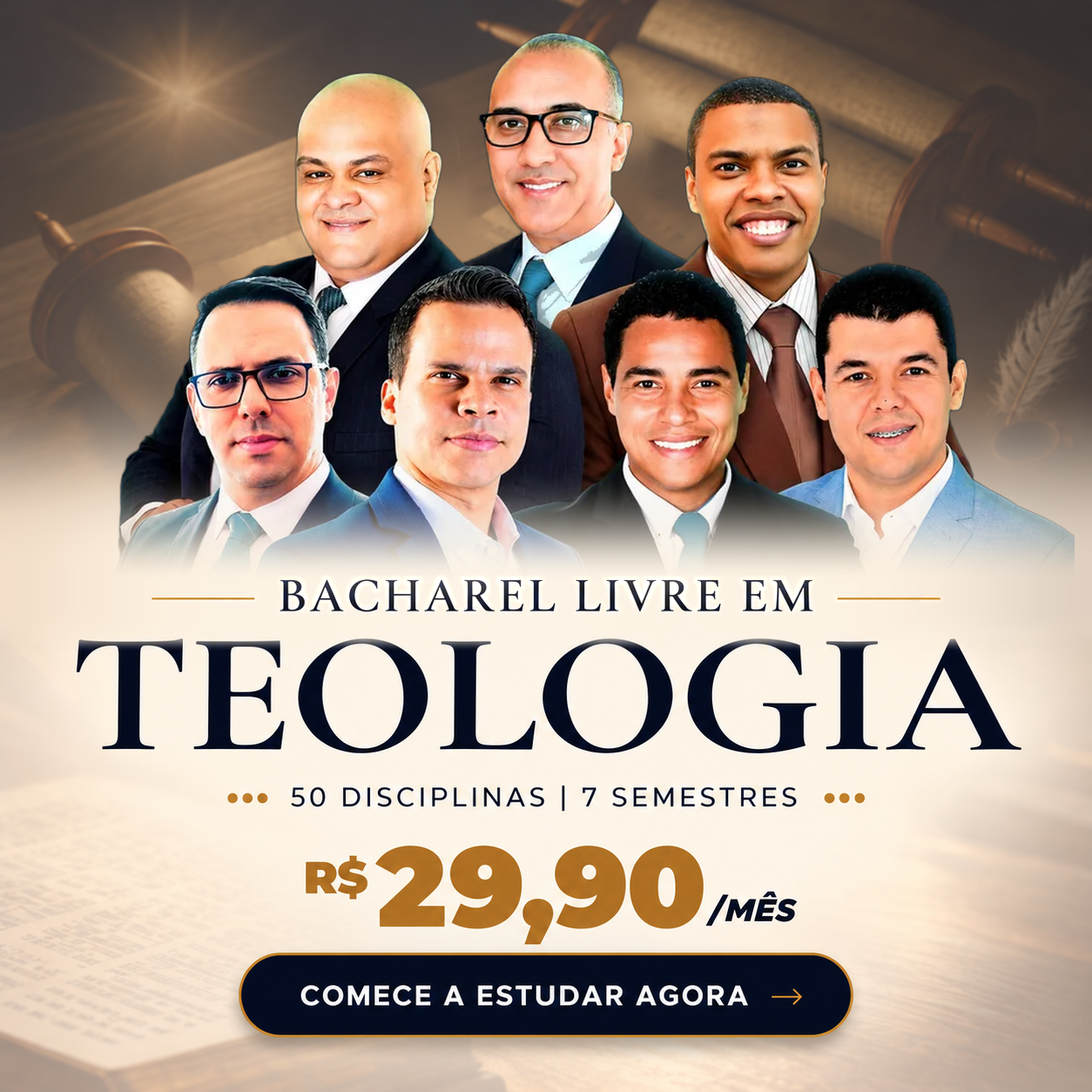 Bacharel Livre em Teologia - Matricule-se!